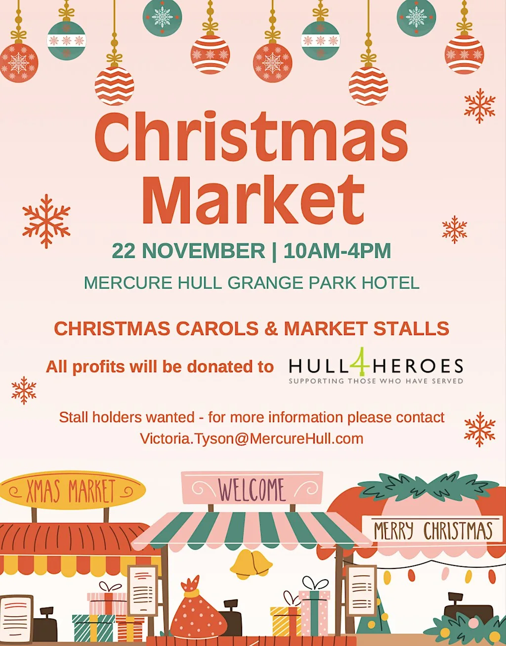 Christmas Market at Mercure Hull at Mercure Hull Grange Park Willerby