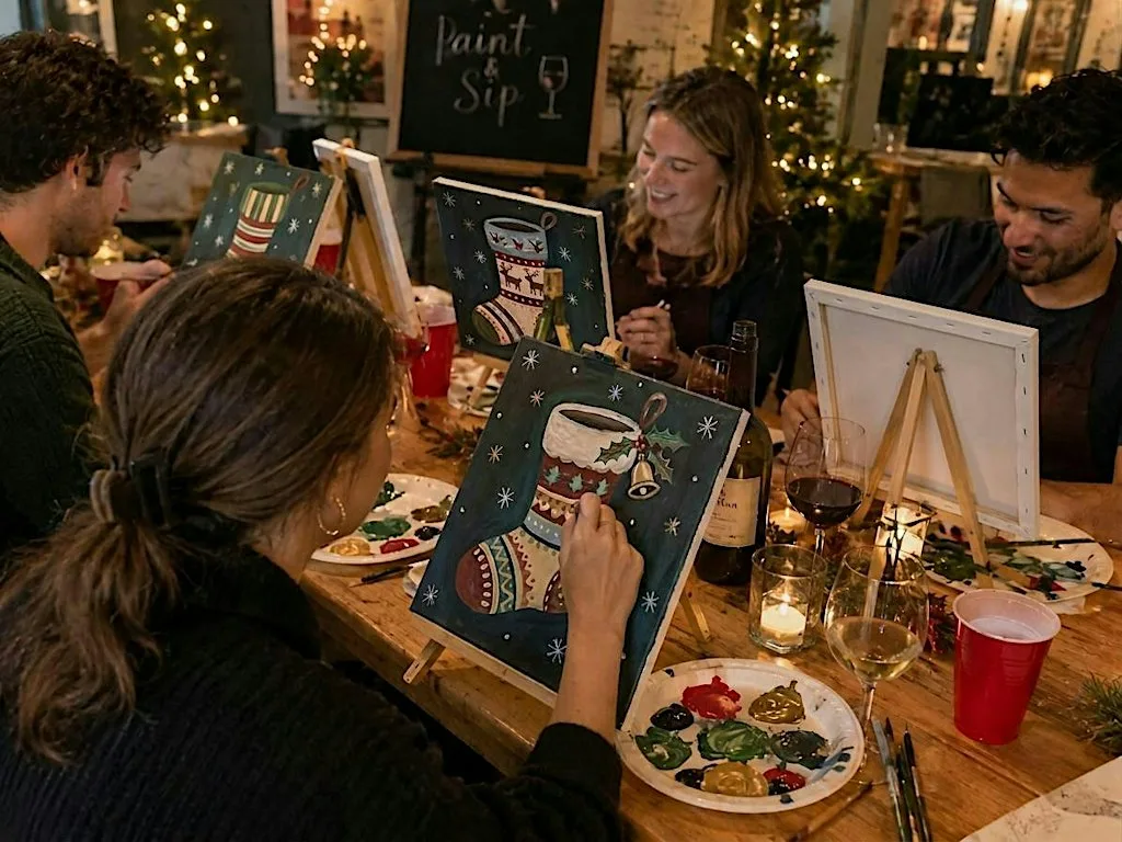 Christmas Paint & Sip