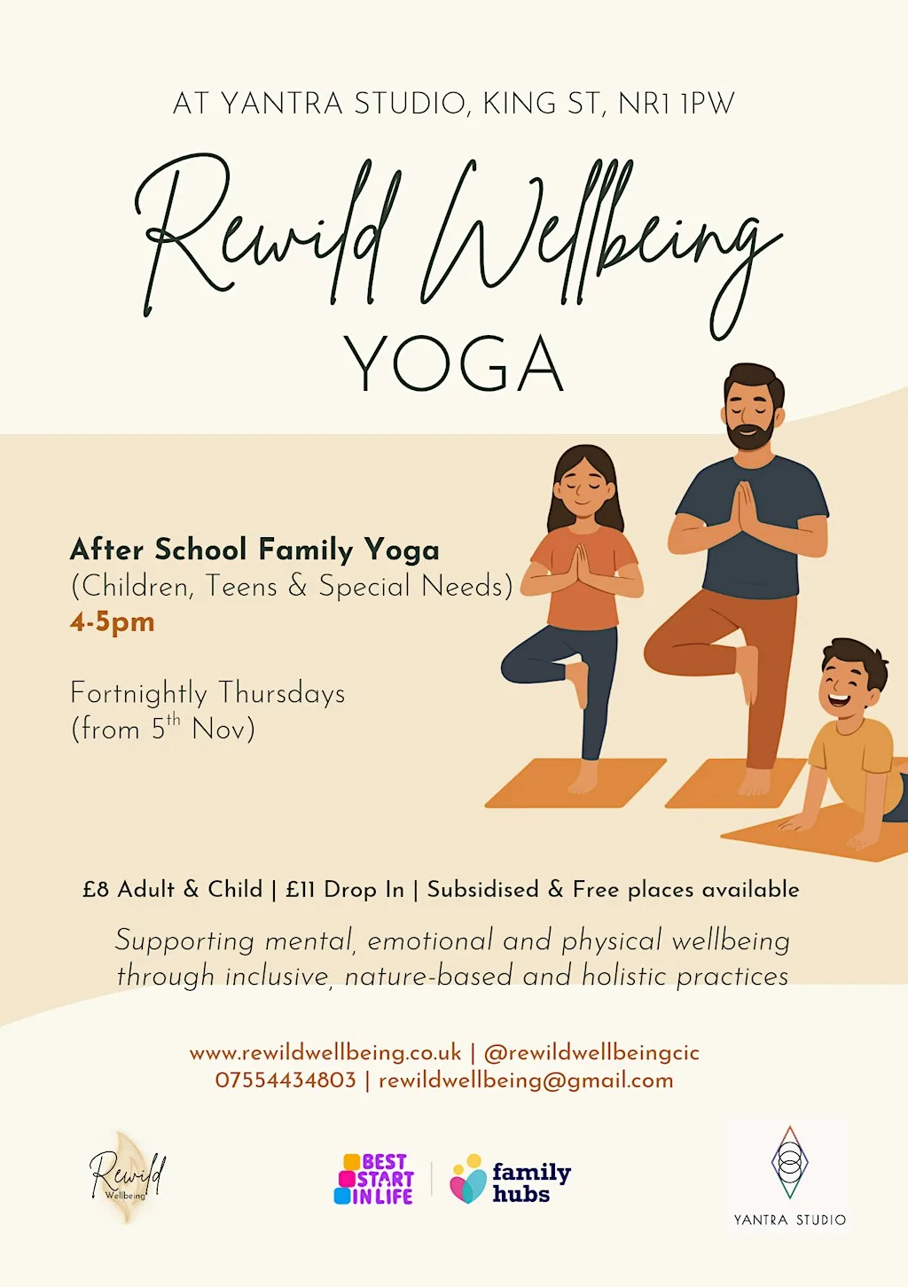After School Family Yoga at Yantra Studio