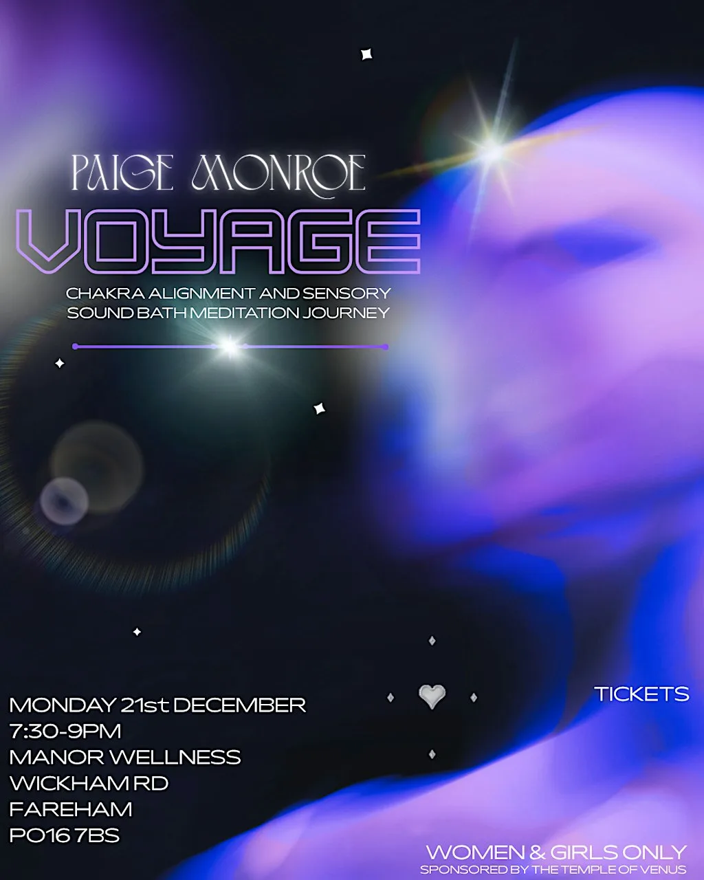 PAIGE MONROE : VOYAGE at Manor Wellness