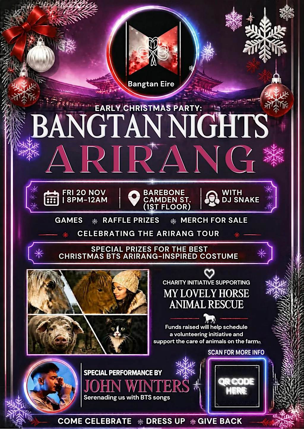 Bangtan Nights Pre-Christmas Party with BangtanÈire