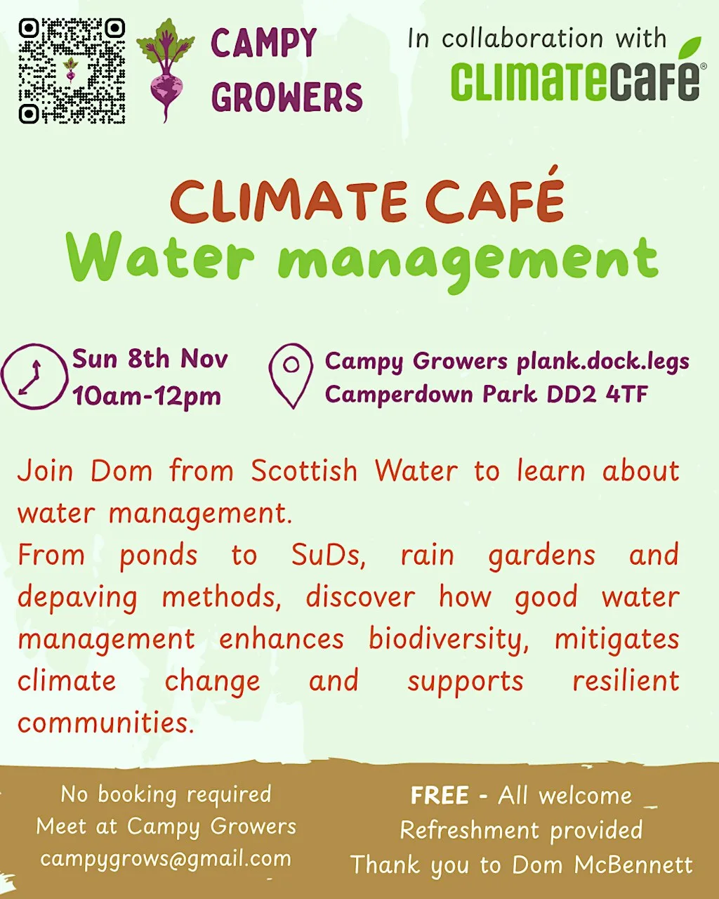 Climate Café - Water Management