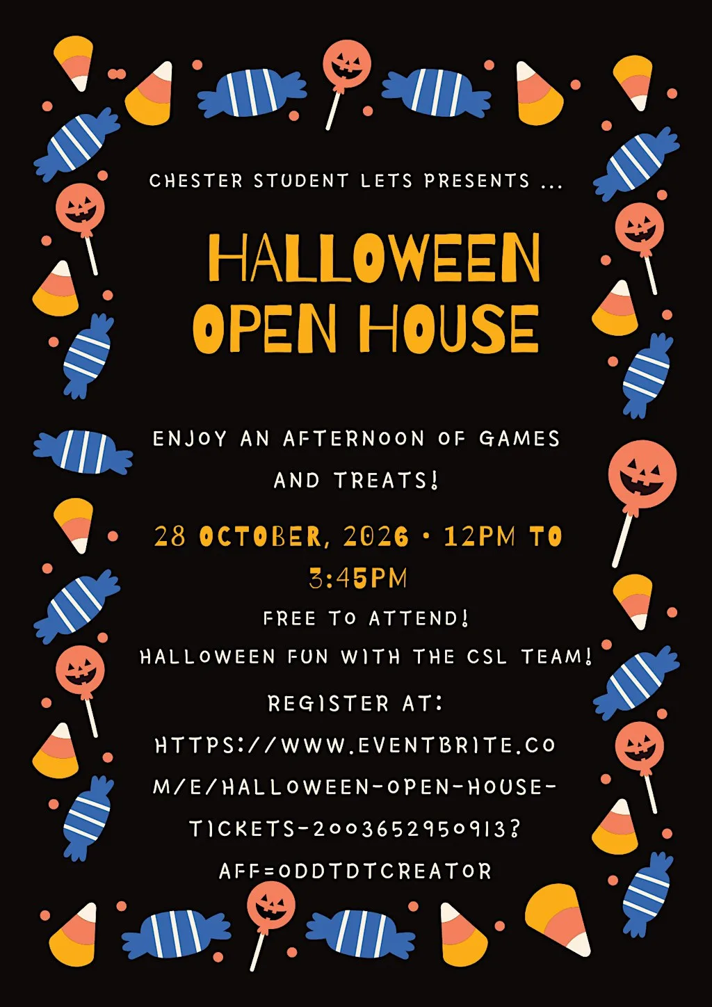 Halloween Open House at Chester Student Lets - Student Accommodation Chester