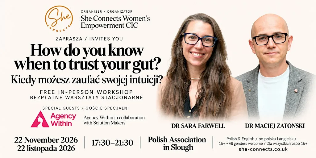 How do you know when to trust your gut? Kiedy możesz zaufać swojej intuicji