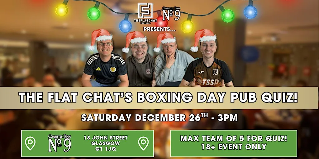 The Flat Chat's BOXING DAY Pub Quiz!