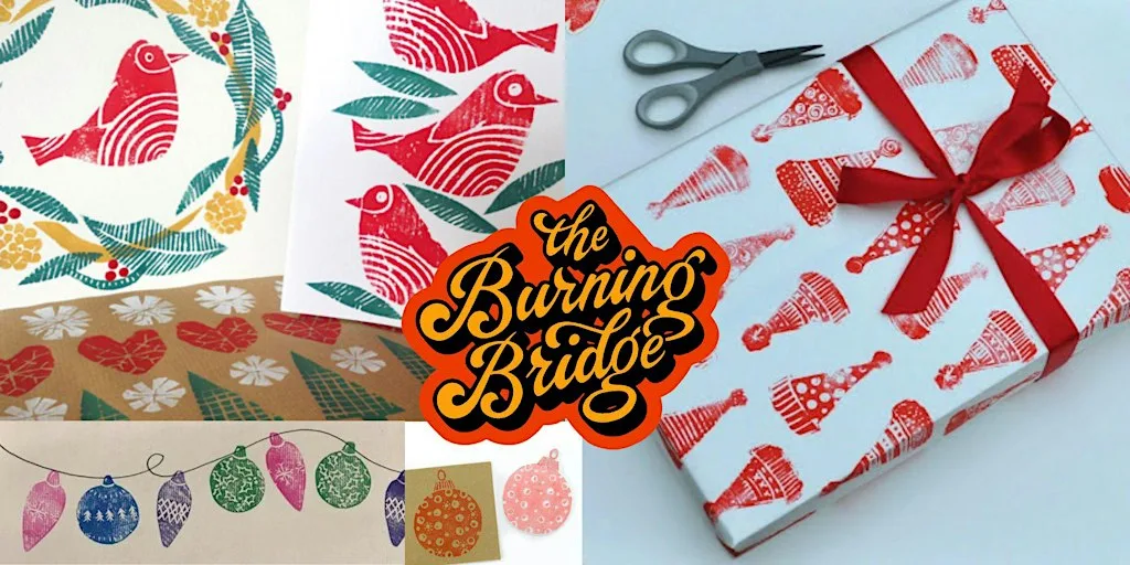 Create with Katie at the Burning Bridge: Poly Printed Wrapping Paper