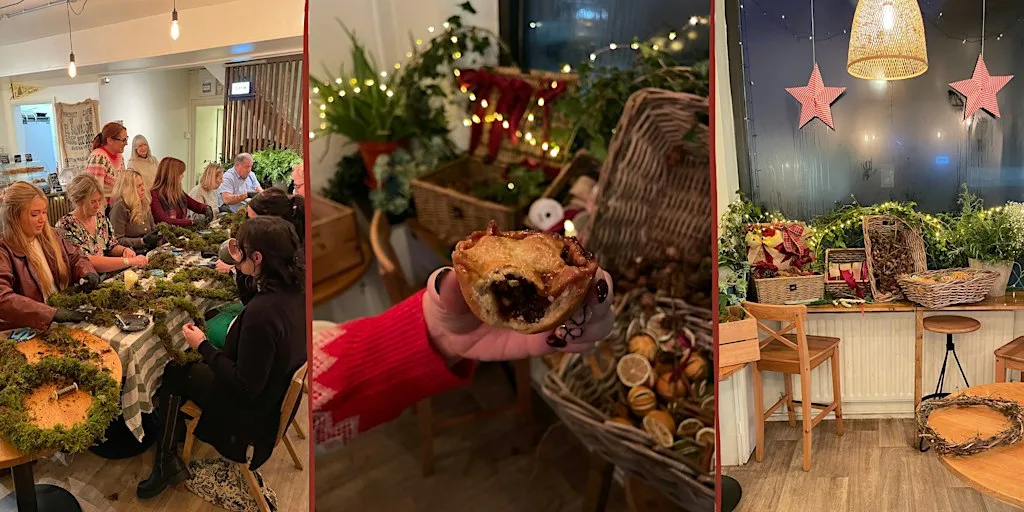 Christmas Wreath Workshop @ Motley Pie at Motley Pie & Coffee