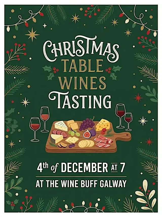 Christmas Dinner Wines Tasting at The Wine Buff Galway