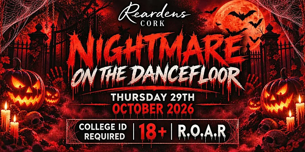 Reardens - Nightmare On The Dancefloor - Thursday 29th October at Rearden's Bar