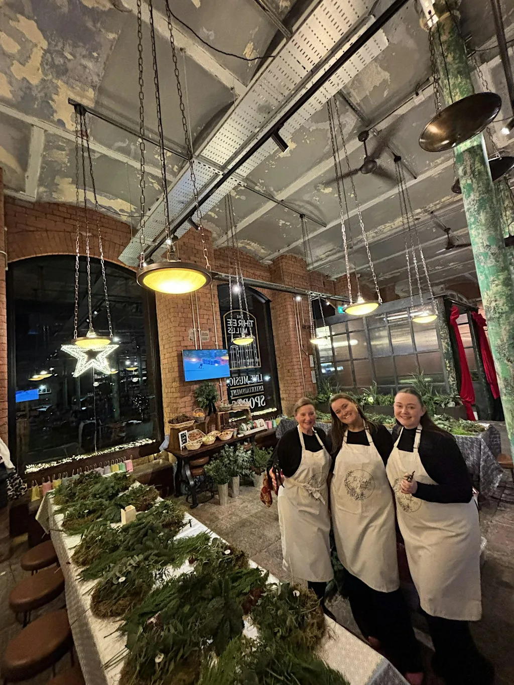 Christmas Wreath Workshop at The Three Mills