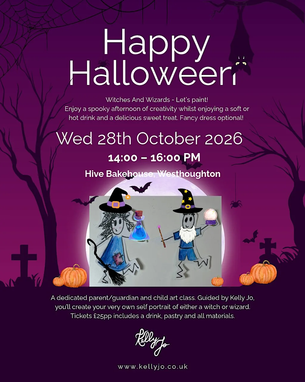 Witches And Wizards - Let's Paint! at Hive Bakehouse