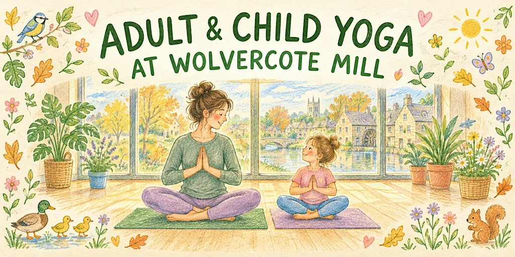 Adult and Child (3-10) Yoga at Wolvercote Mill at The Wolvercote Mill