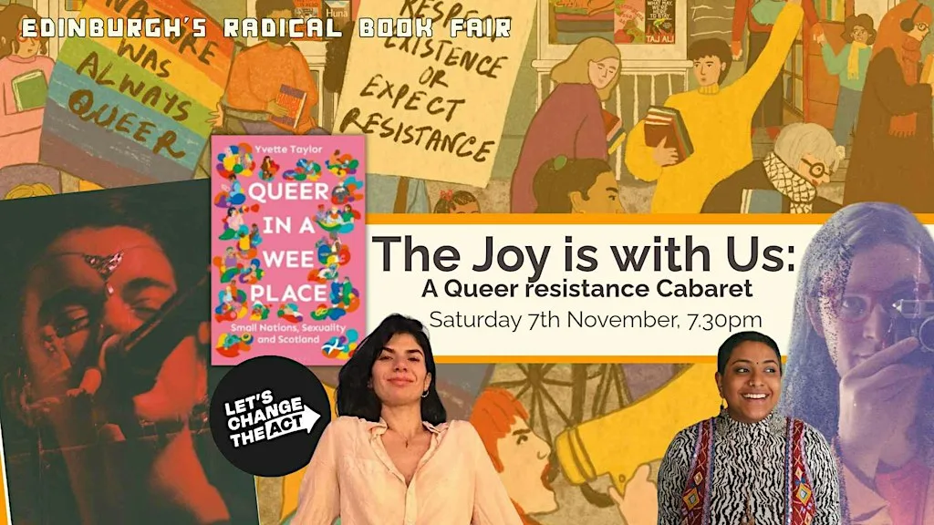 The joy is with us: a queer resistance cabaret [Radical Book Fair] at Assembly Roxy