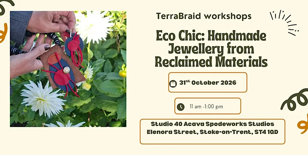 Eco Chic: Handmade Jewellery from Reclaimed Materials at Studio 40, ACAVA SPODE WORK studios