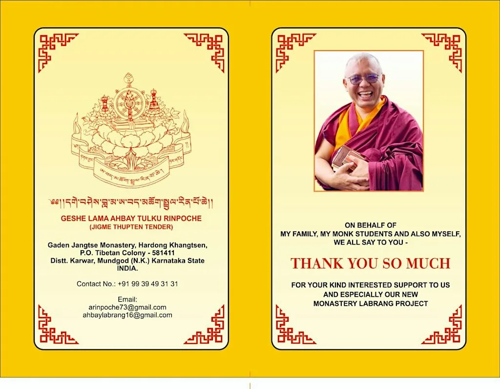 Lama Ahbay Tulka Rinpoche Meditation 7-9 pm Lewes at Ringmer .Lewes