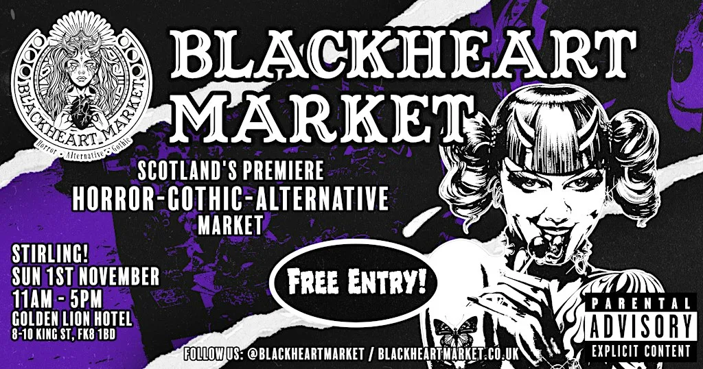 Blackheart Market Stirling: The Best Dark and Spooky Event at The Golden Lion Hotel