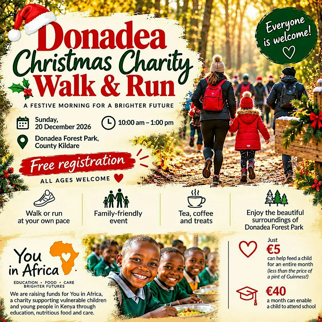 Donadea Christmas Charity Walk & Run at Donadea Forest Park