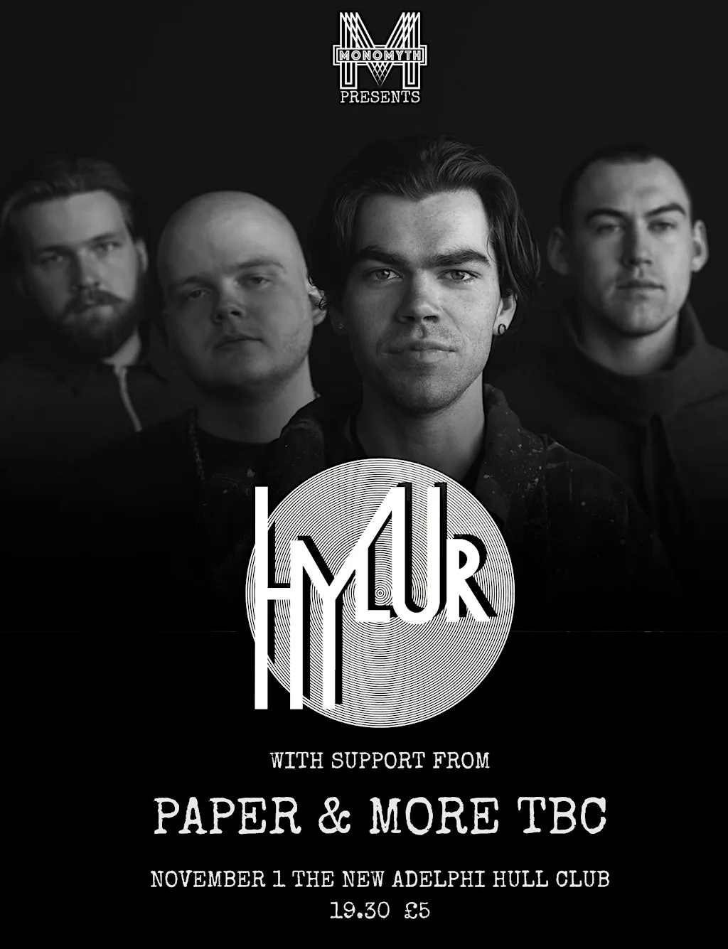 Hylur Live @ The New Adelphi Hull at The New Adelphi Club