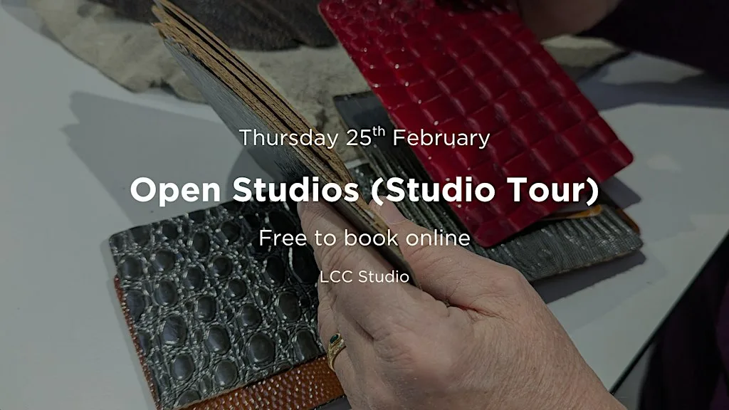 Open Studios (Free) at Leather Conservation Centre