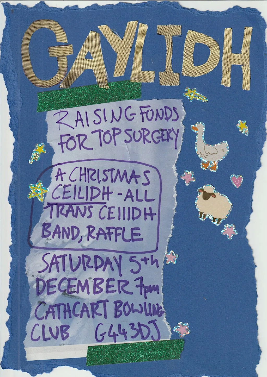 GAYLIDH raising funds for top surgery at Cathcart Bowling Club