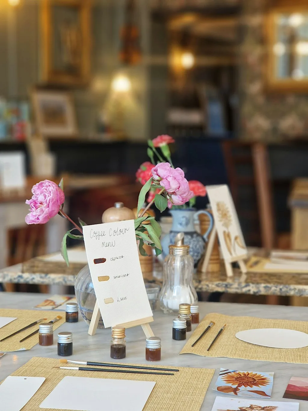 Paint with Coffee at The Marine Hotel