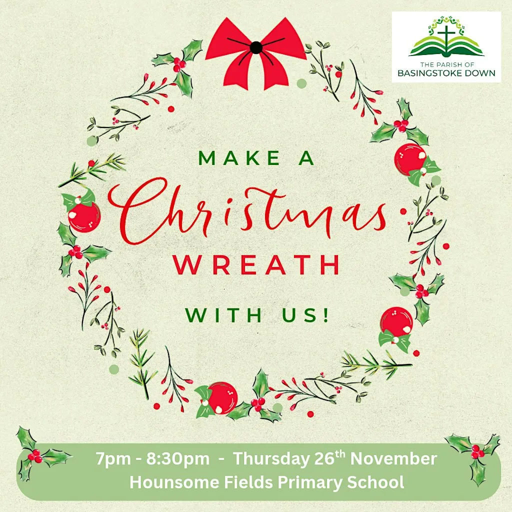 Christmas Wreath Making at Hounsome Fields Primary School