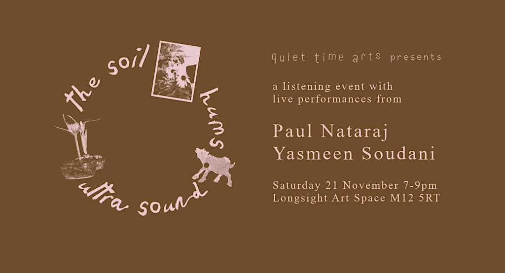 a listening event ~ with Paul Nataraj and Yasmeen Soudani at Longsight Art Space