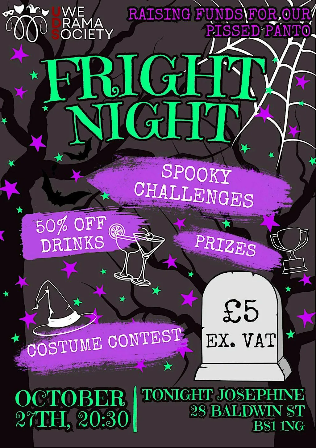 UWE Drama Society Panto Fright Night