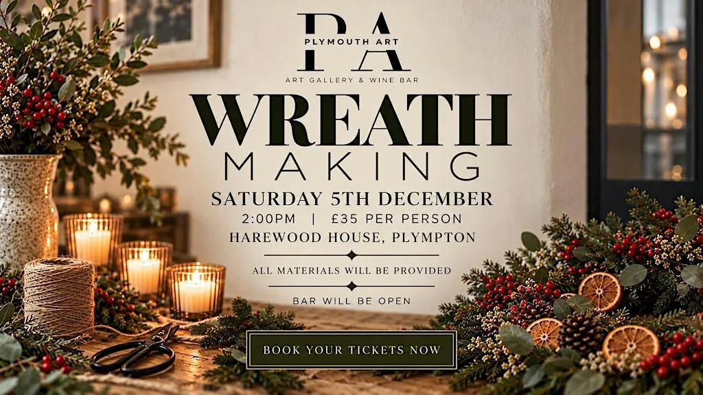 Christmas wreath making workshop Harewood House