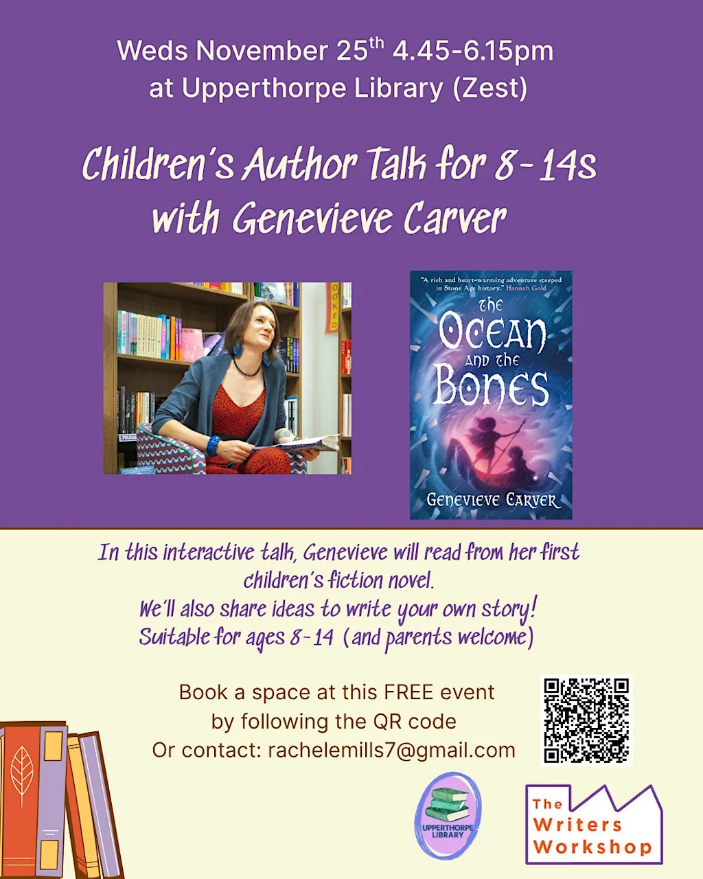 Children's Author talk : Genevieve Carver