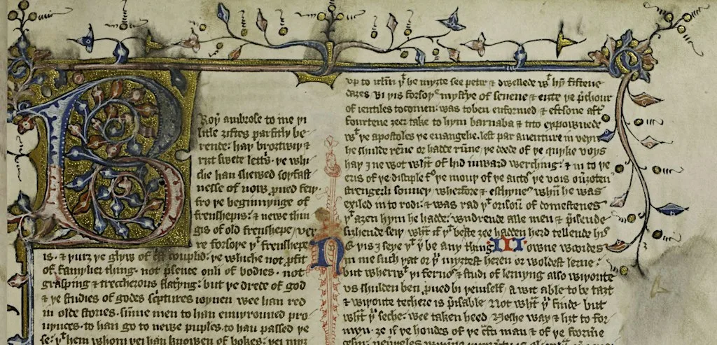 A House of God's Word: Exhibition Talk by Dr David Rundle at Christ Church Upper Library