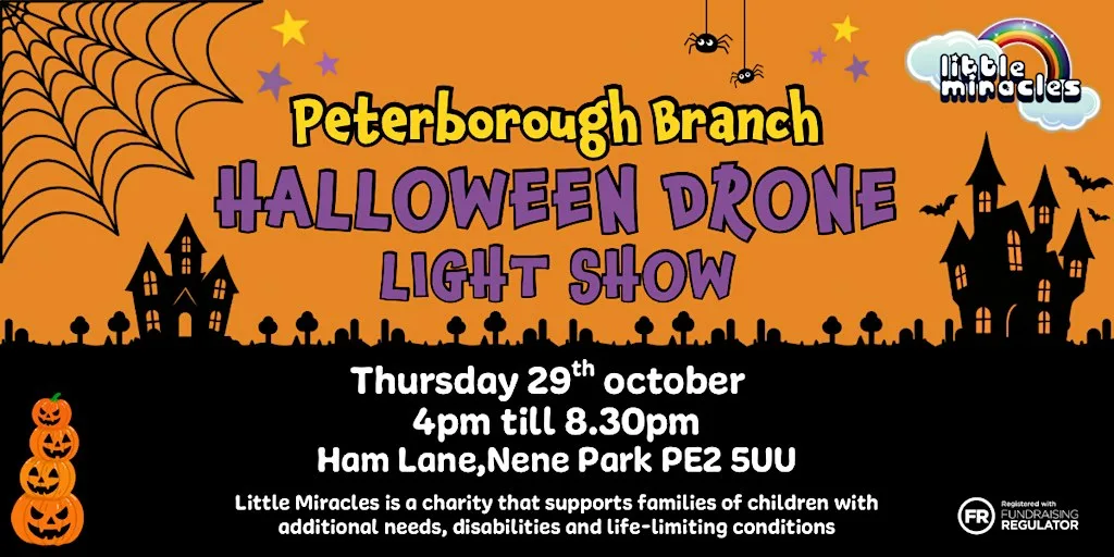 Halloween Light Drone Show Nene Park at Nene Park