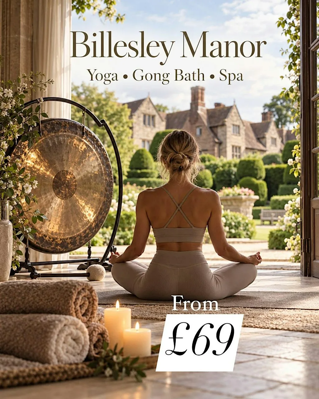 Wellness Retreat from £69 Billesley Manor at Billesley Manor Hotel and Spa