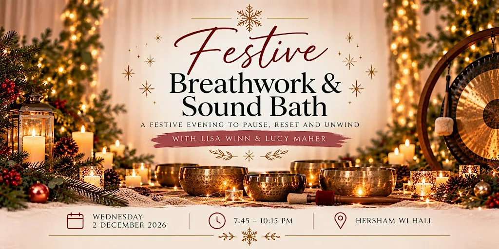 Festive Breathwork and Sound Bath at WI Hall