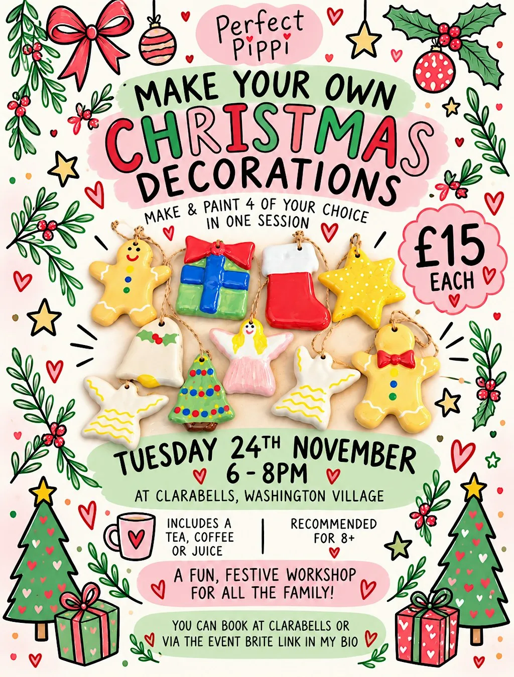 Christmas Event - make your own Ceramic Decorations