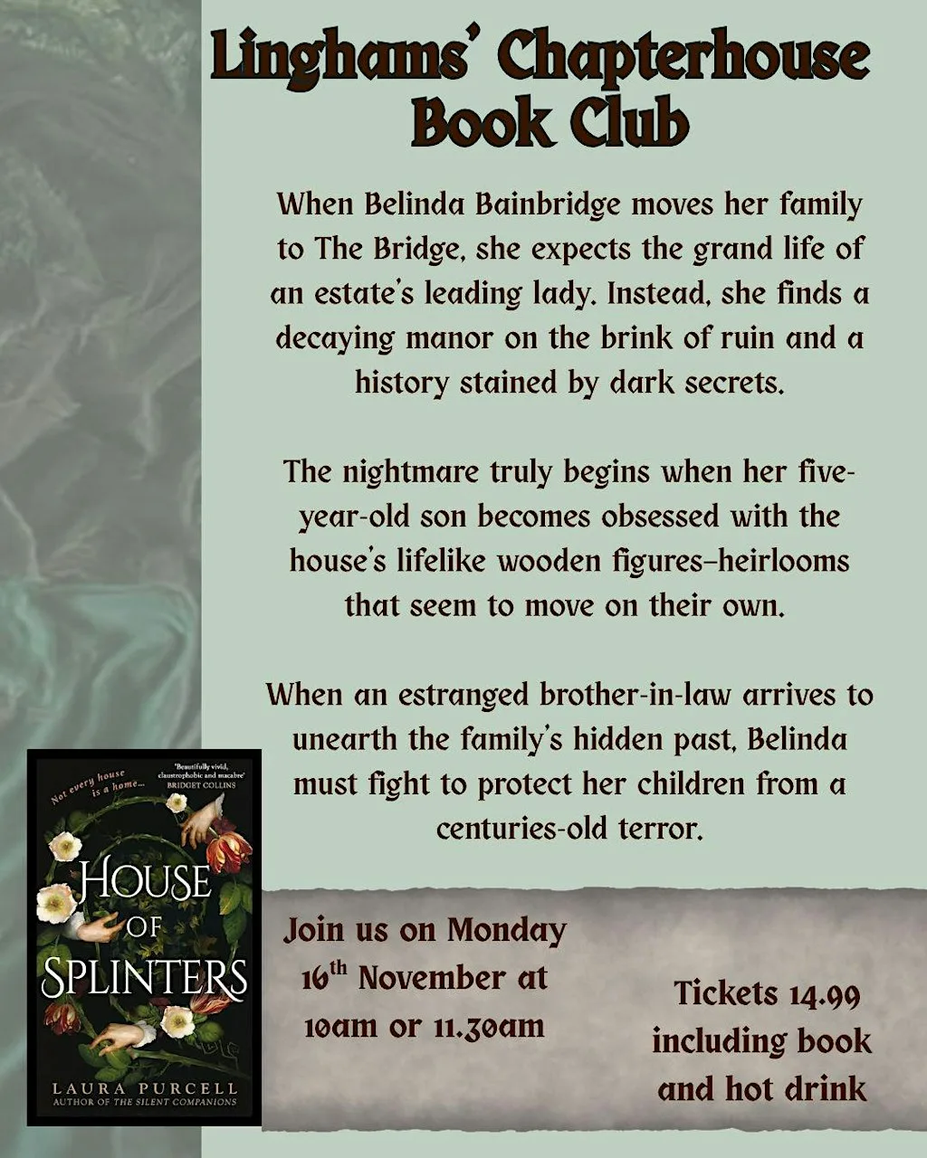 Linghams' Book Club - House of Splinters by Laura Purcell