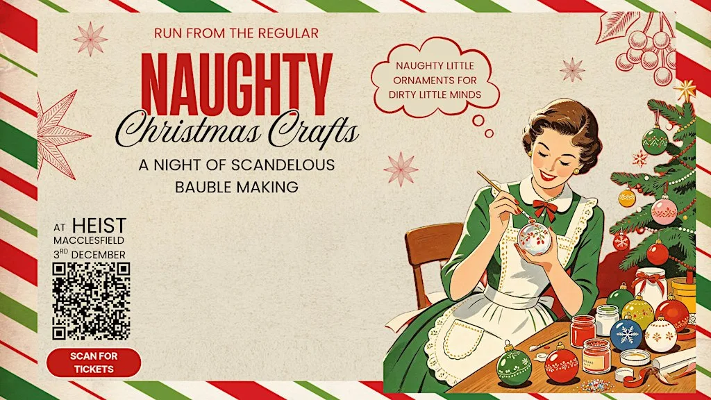 Naughty Christmas Crafts at HEIST Bar Macclesfield