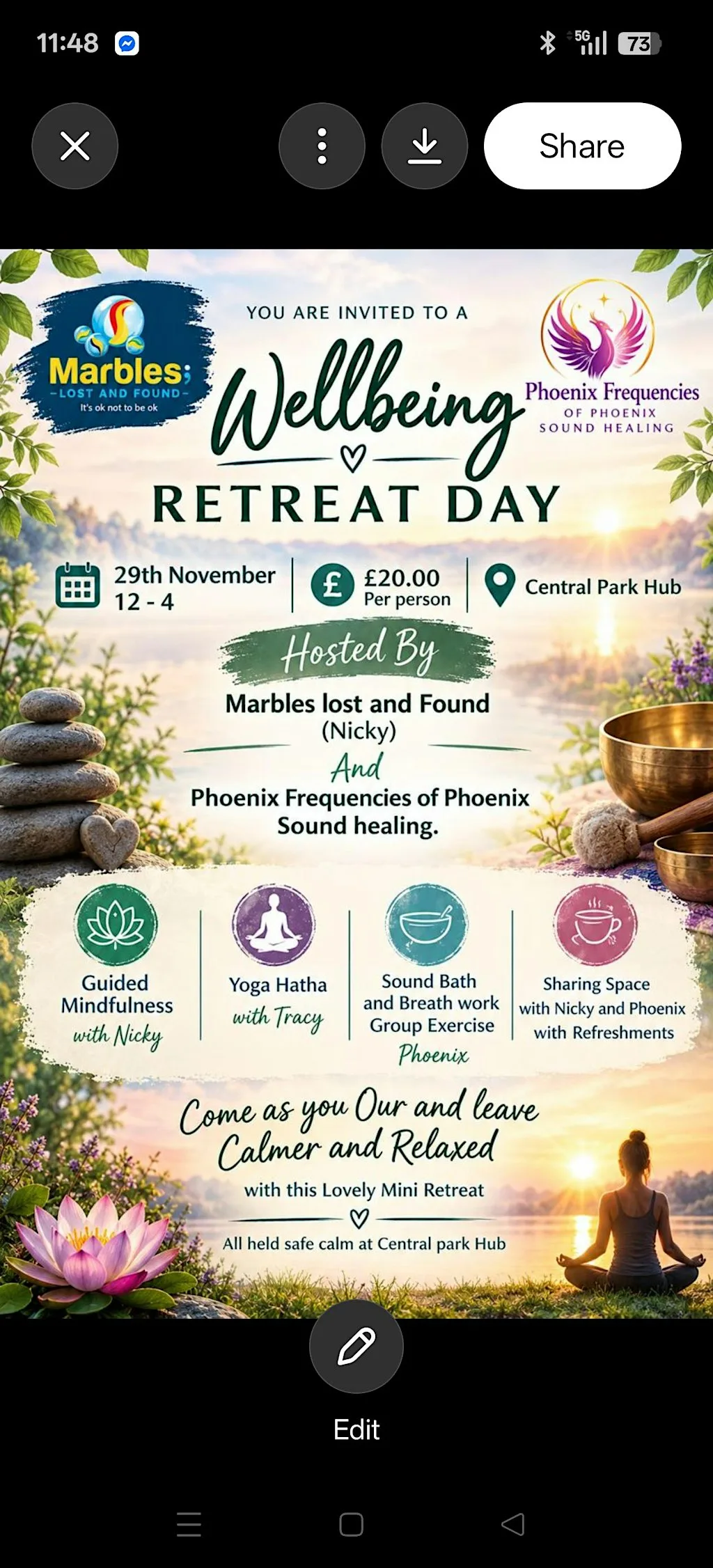 Wellbeing Retreat at Plymouth Wellbeing Centre