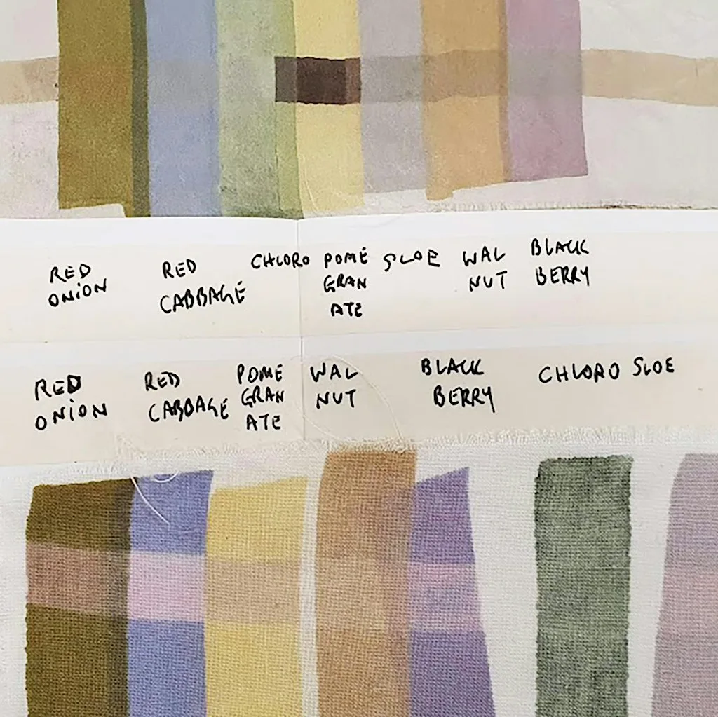Found Object Printing with Botanical Dye Inks at Carousel Print Studio, Exchange Place Studios