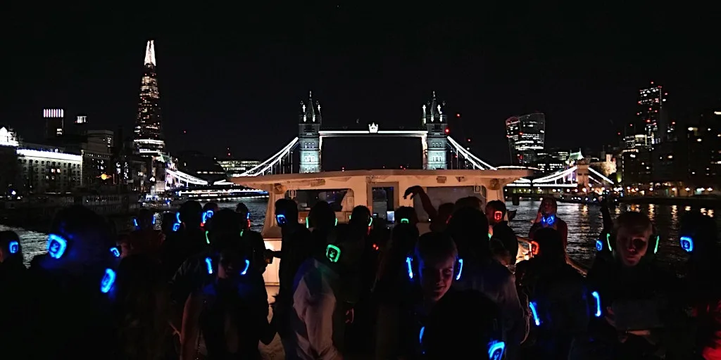 Silent Disco London Boat Party at Tower Millennium Pier