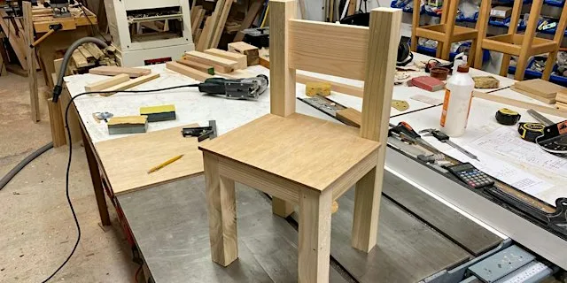 Make a child's chair, day course, suitable for Beginners/Intermediate