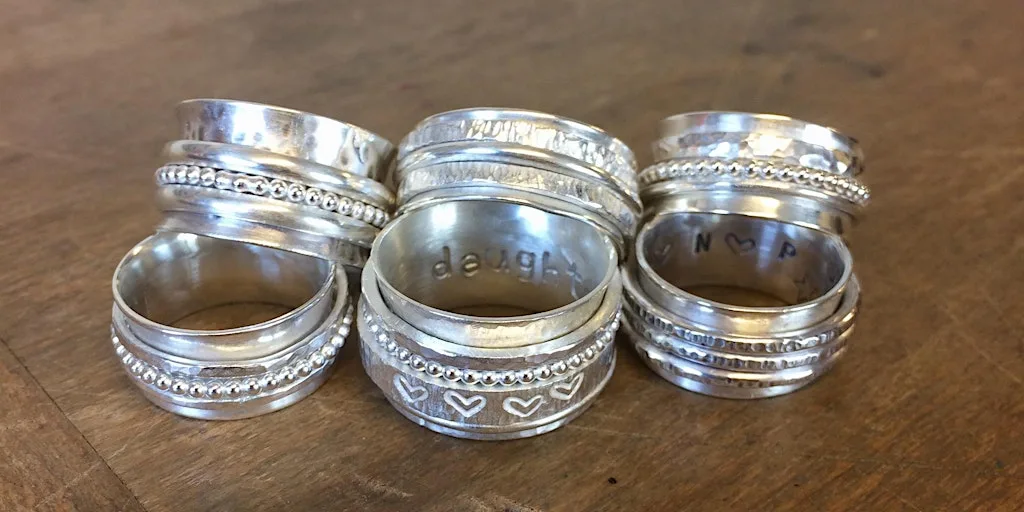 Beginners Silver Spinner Ring at Emma Leonard Jewellery