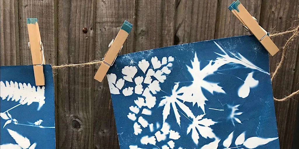 Sun-Print Journal - Cyanotype and Bookbinding workshop at Old Fire Station Enterprise Centre