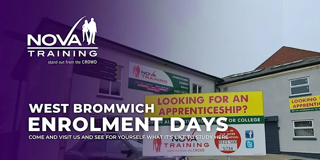 West Bromwich Enrolment Day at Nova Training - West Bromwich