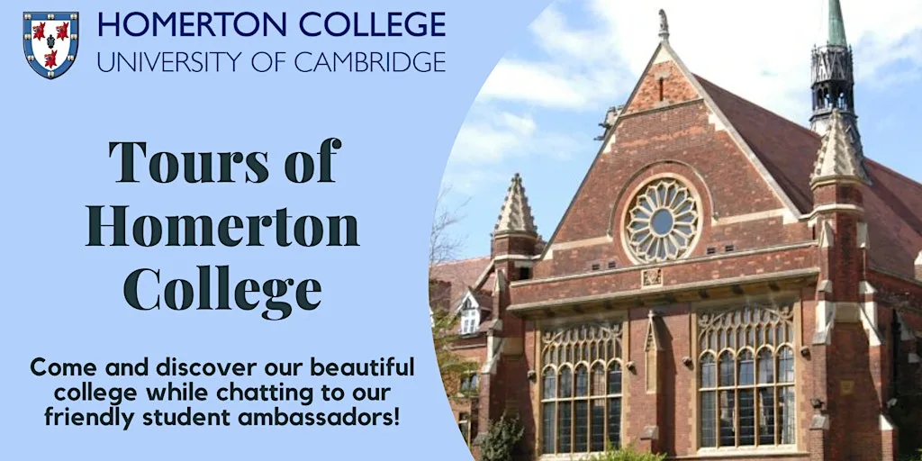 Prospective Student/ Offer Holder Tours of Homerton College 2026 at Homerton College, University of Cambridge