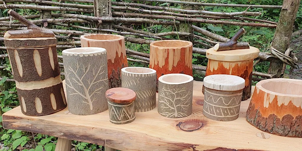 Traditional Scandinavian Shrink Pot Carving at Applestore Cafe