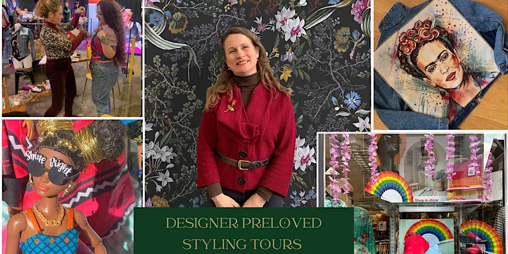 Designer Preloved Styling Tour - GLASTONBURY at Rainbows End Cafe