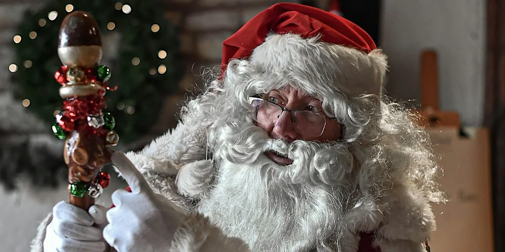 Santa at the Guildhall at Leicester Guildhall