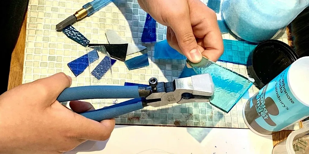 Kids Halloween spooktacular glass fusing workshop at GRIT studios