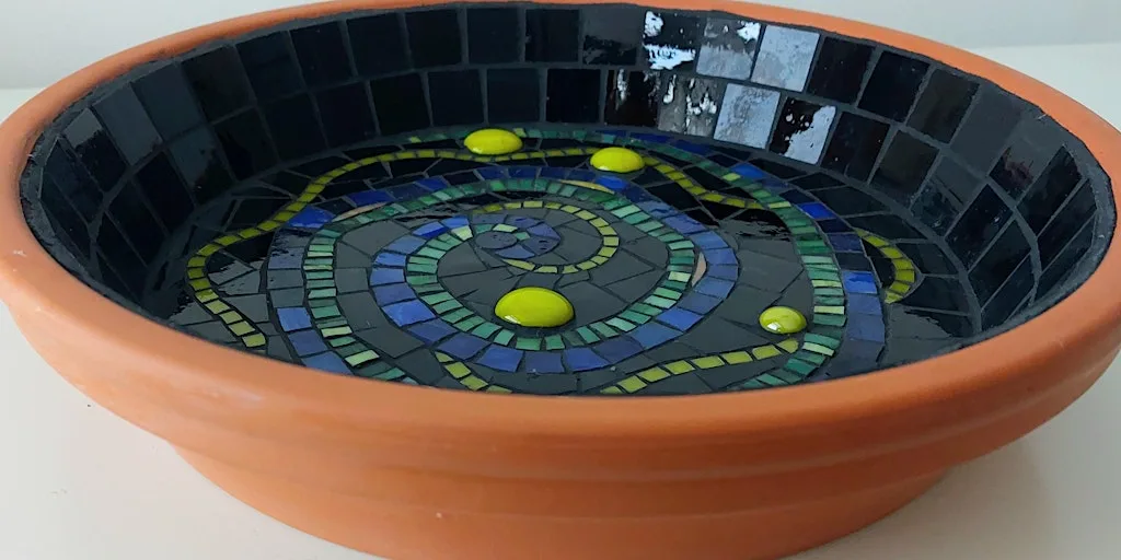 Create a Mosaic Bird Bath at The Craft House